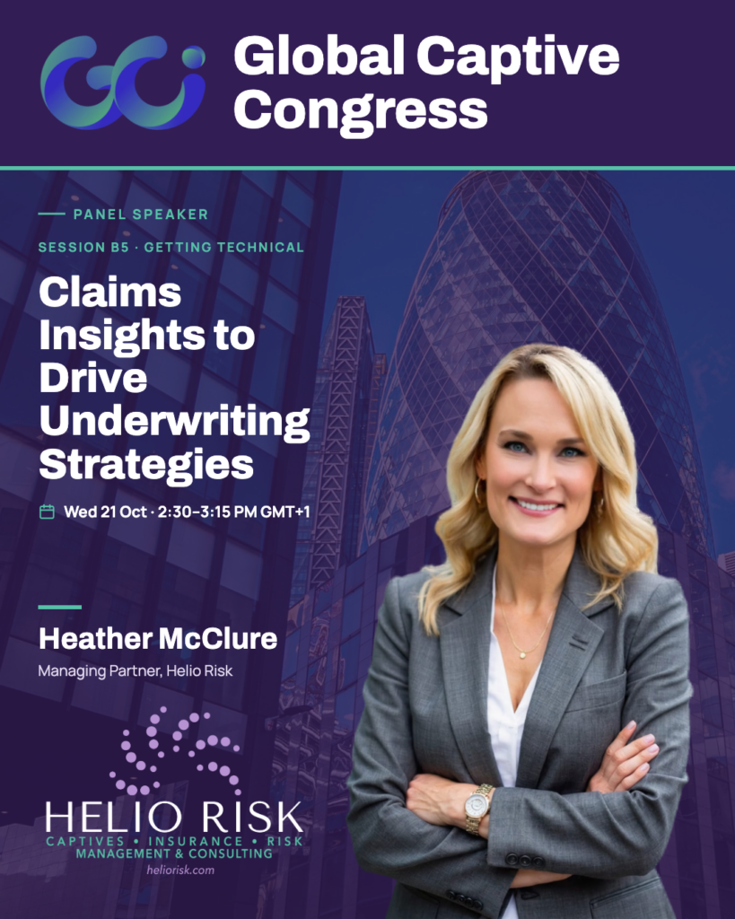 Heather McClure Speaking at Global Captive Congress - London
